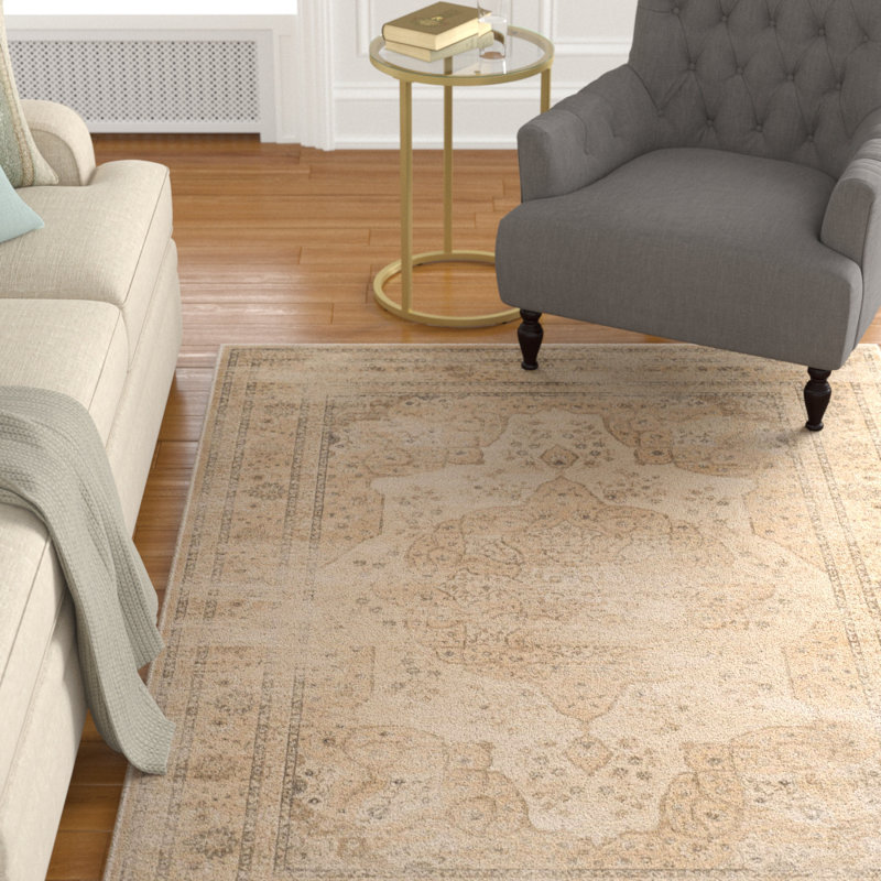 Charlton Home Frith Creme Area Rug & Reviews Wayfair